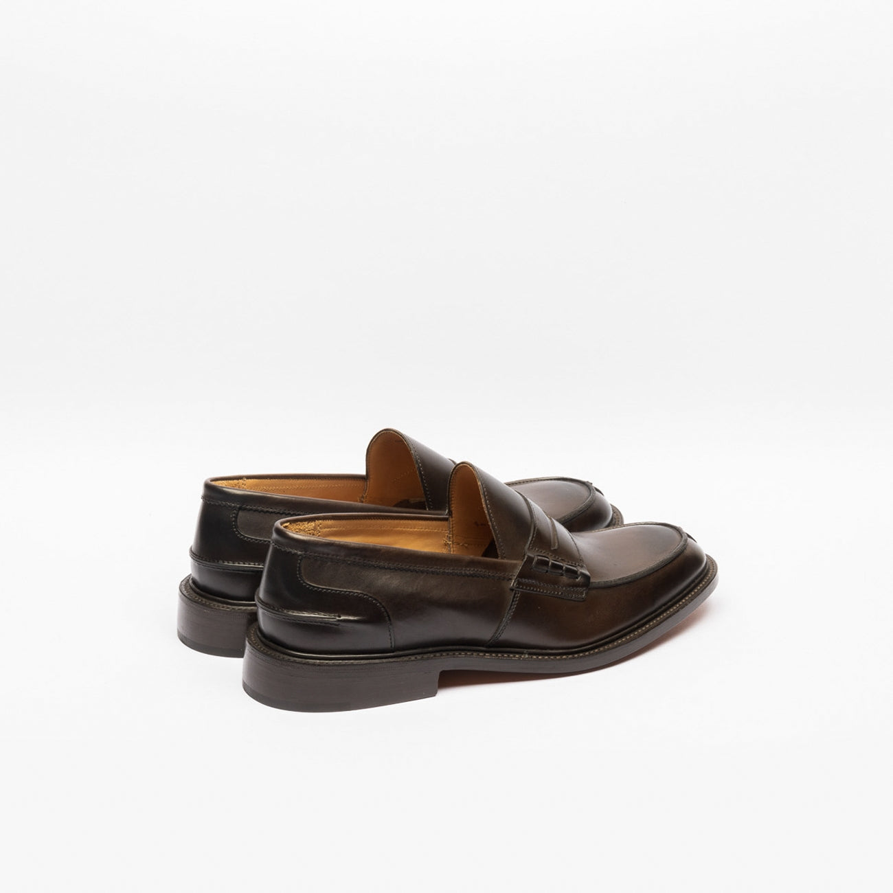 Mocassino Tricker's James in pelle burnished espresso