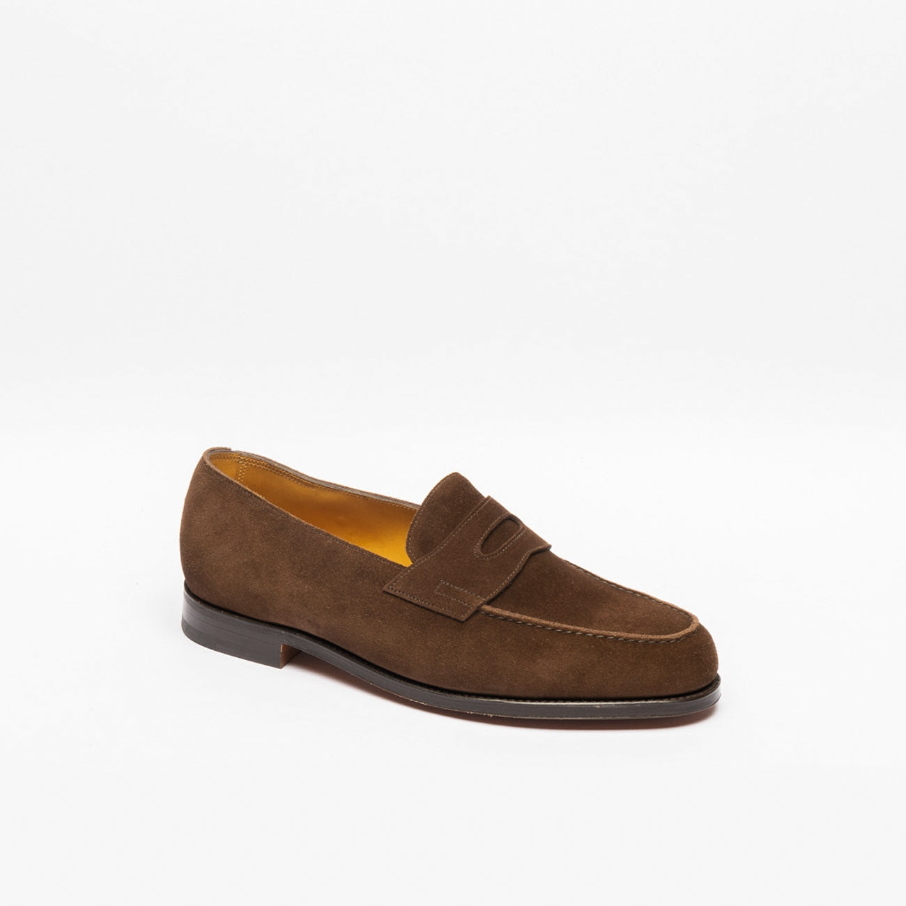 Mocassino John Lobb Lopez in camoscio testa di moro
