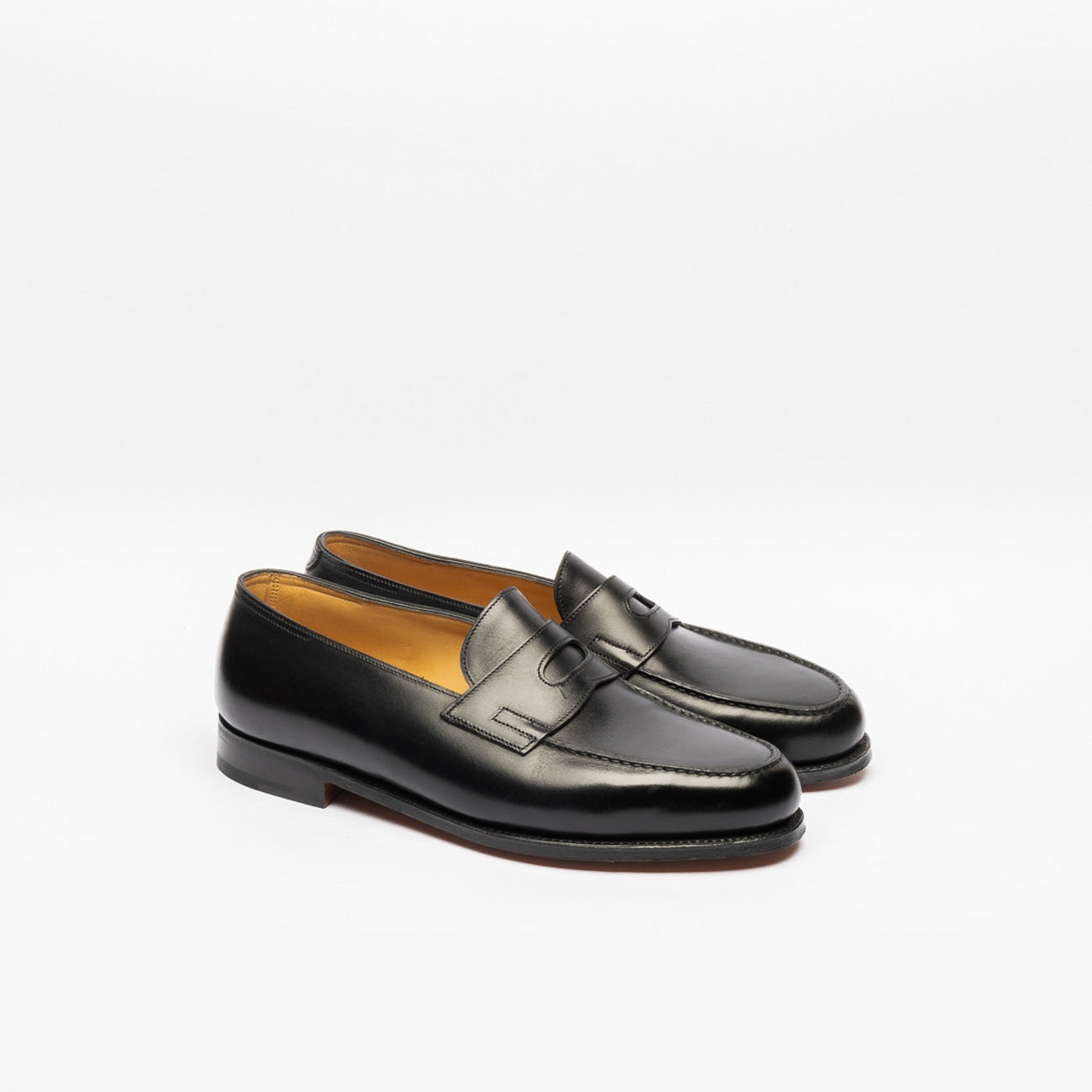 Mocassino John Lobb Lopez fit E in pelle nera