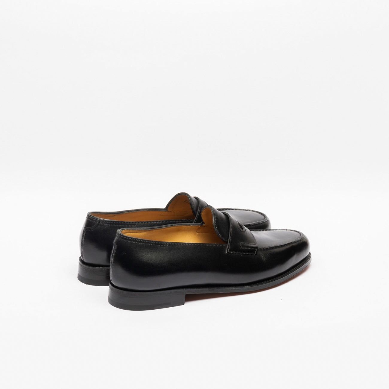 Mocassino John Lobb Lopez fit E in pelle nera