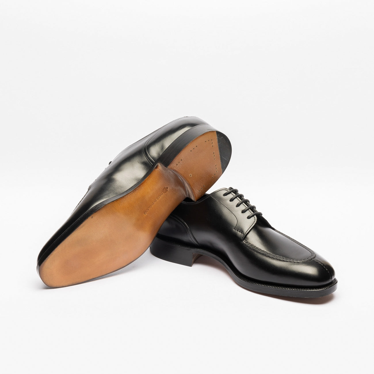 Scarpa stringata Edward Green Dover F606 in pelle nera