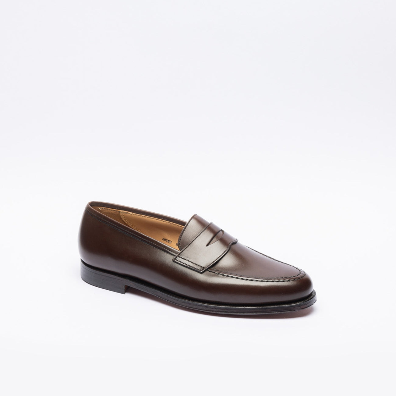 Mocassino penny loafer Crockett & Jones Boston in pelle marrone