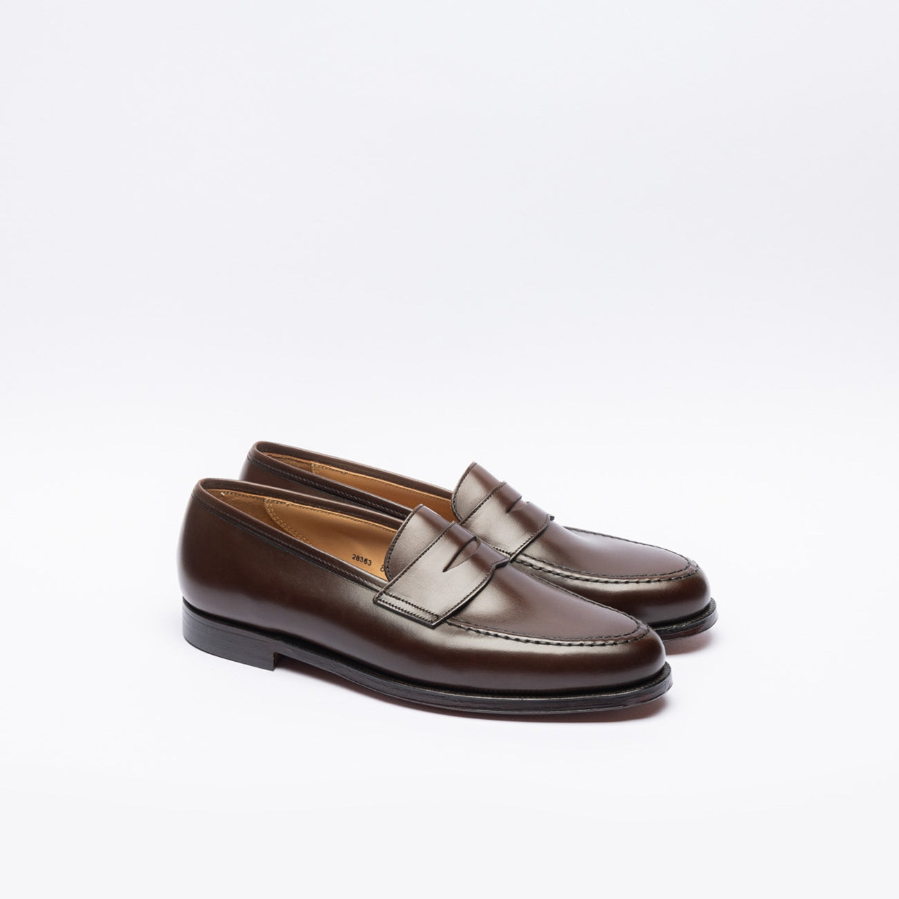 Mocassino penny loafer Crockett & Jones Boston in pelle marrone