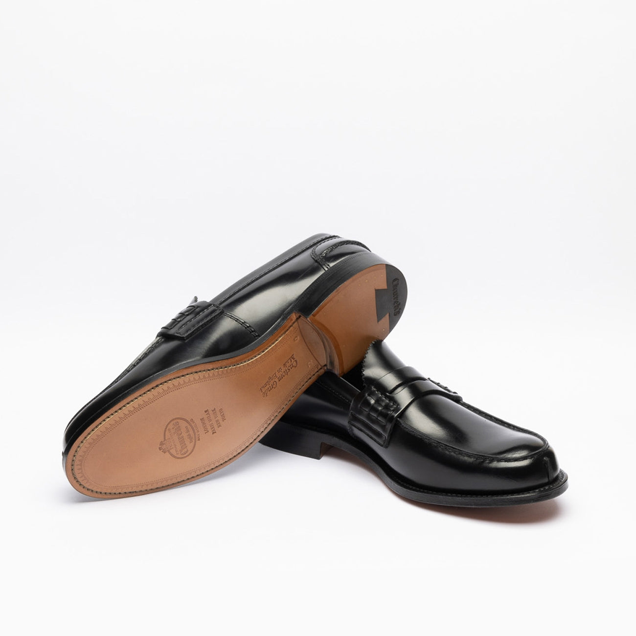 Mocassino penny loafer Church's Pembrey in pelle nera