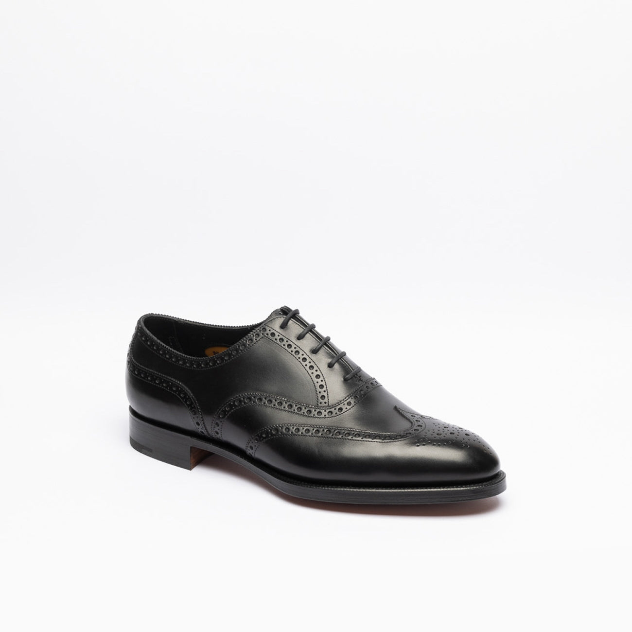 Scarpa stringata Edward Green Malvern in pelle nera