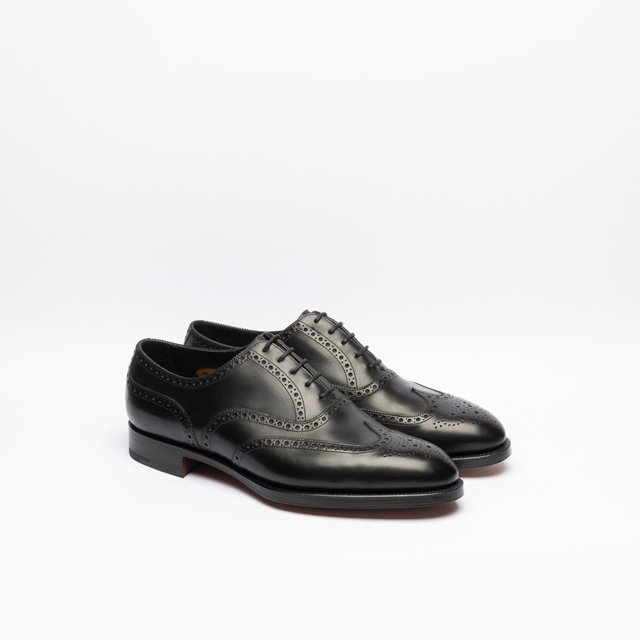 Scarpa stringata Edward Green Malvern in pelle nera