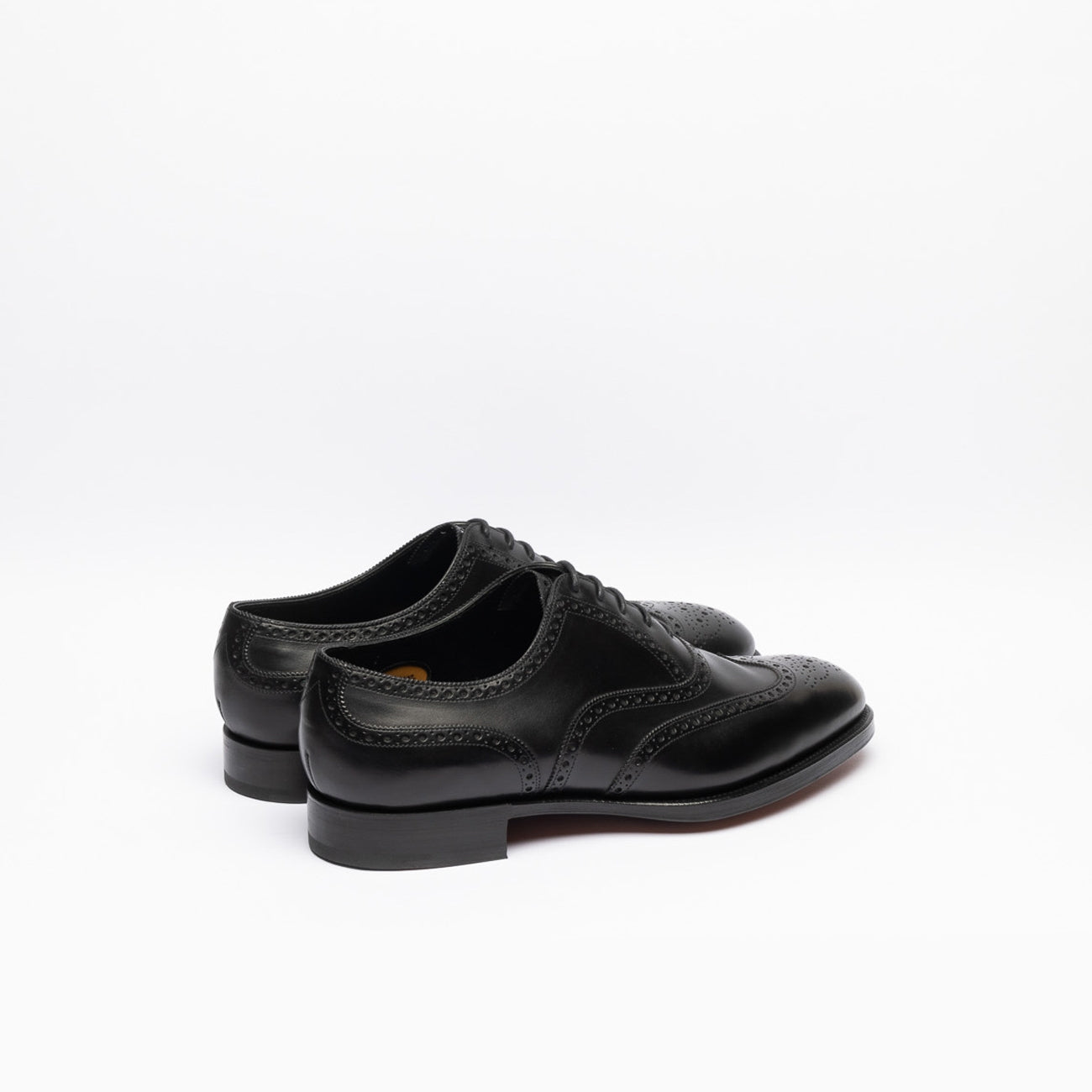 Scarpa stringata Edward Green Malvern in pelle nera