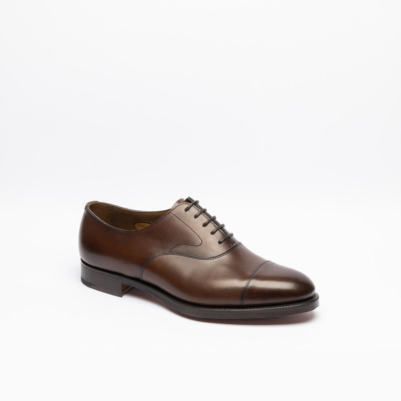 Scarpa stringata Edward Green Chelsea in pelle dark oak antique DS F202