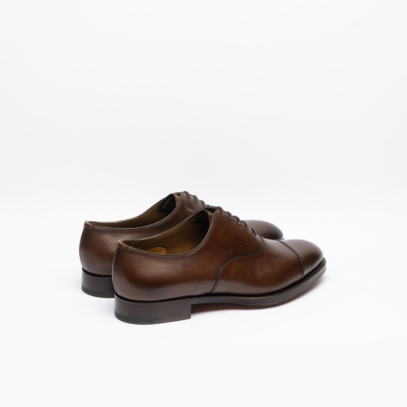 Scarpa stringata Edward Green Chelsea in pelle dark oak antique DS F202