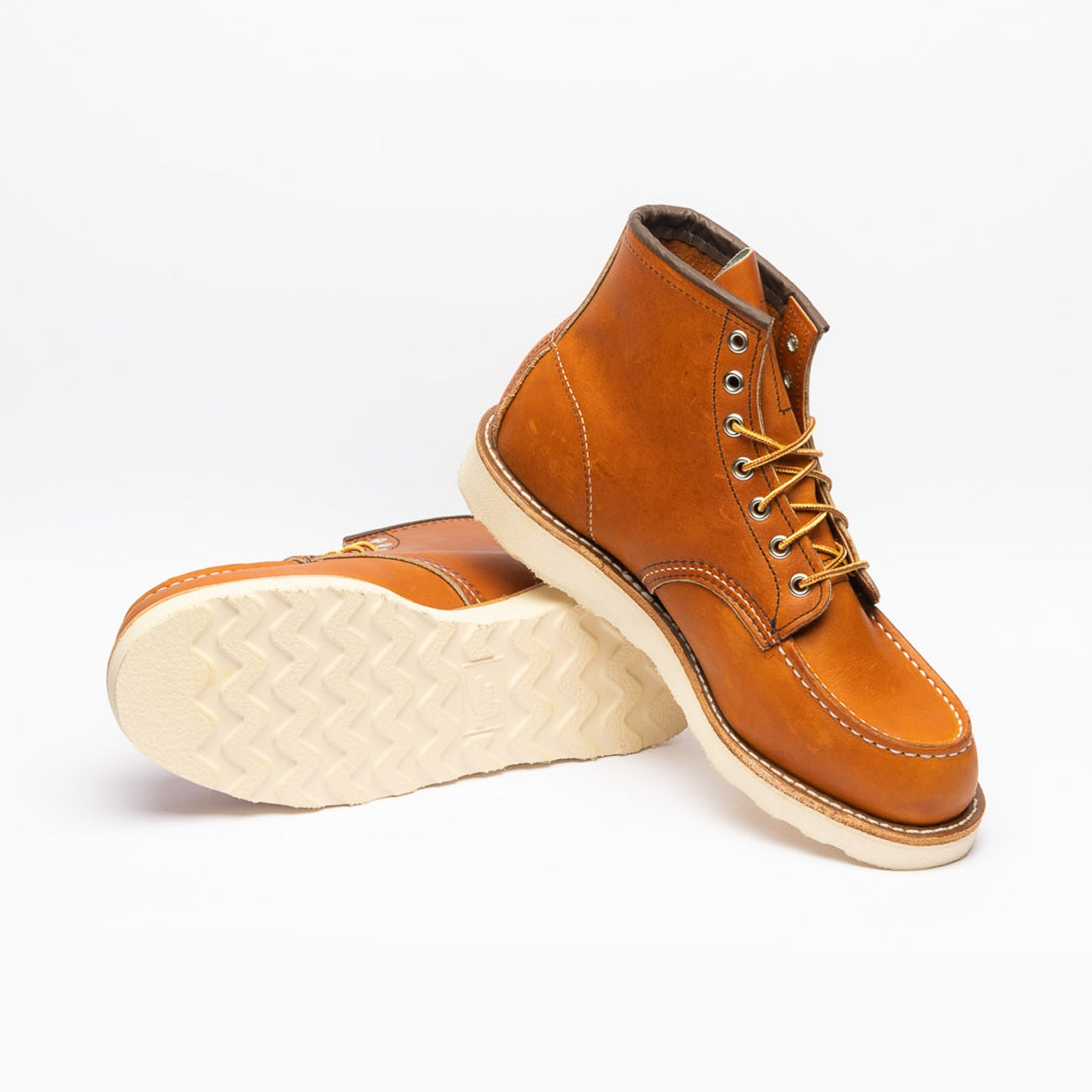 Polacco stringato Red Wing Classic Moc in pelle oro legacy