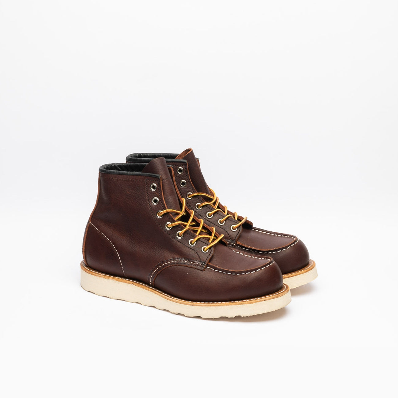 Polacco stringato Red Wing Classic Moc in pelle marrone