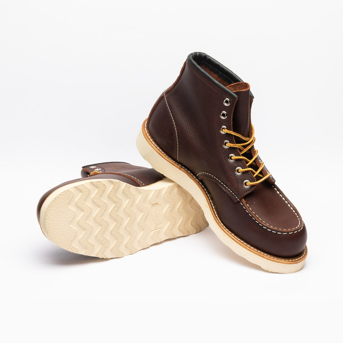 Polacco stringato Red Wing Classic Moc in pelle marrone