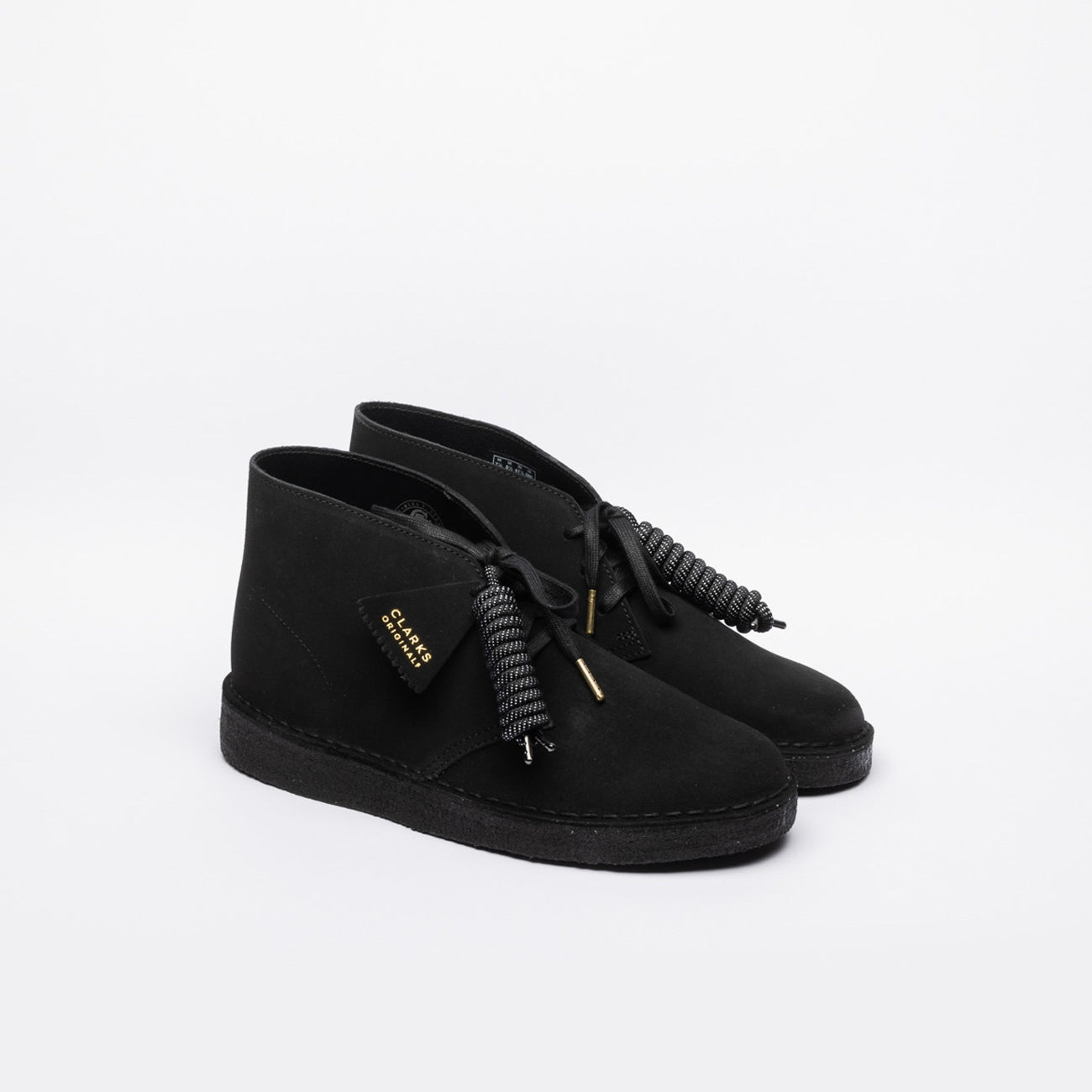 Polacco chukka Clarks Desert Coal in camoscio nero