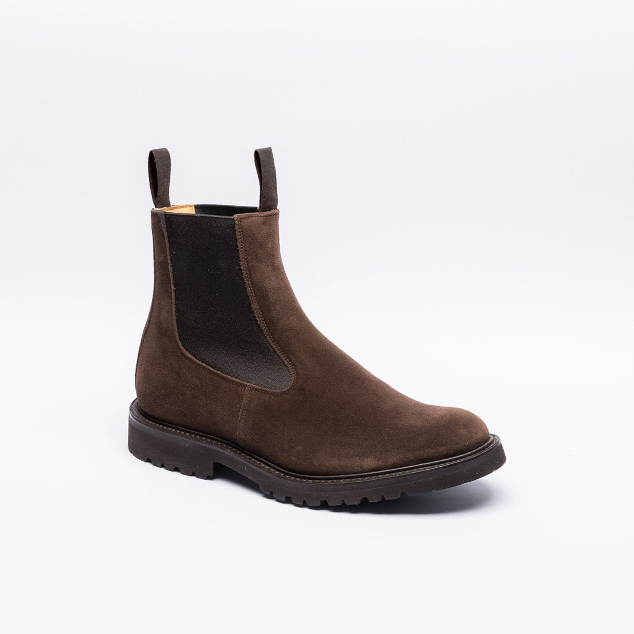 Tricker's Stephen Chelsea boot in brown suede