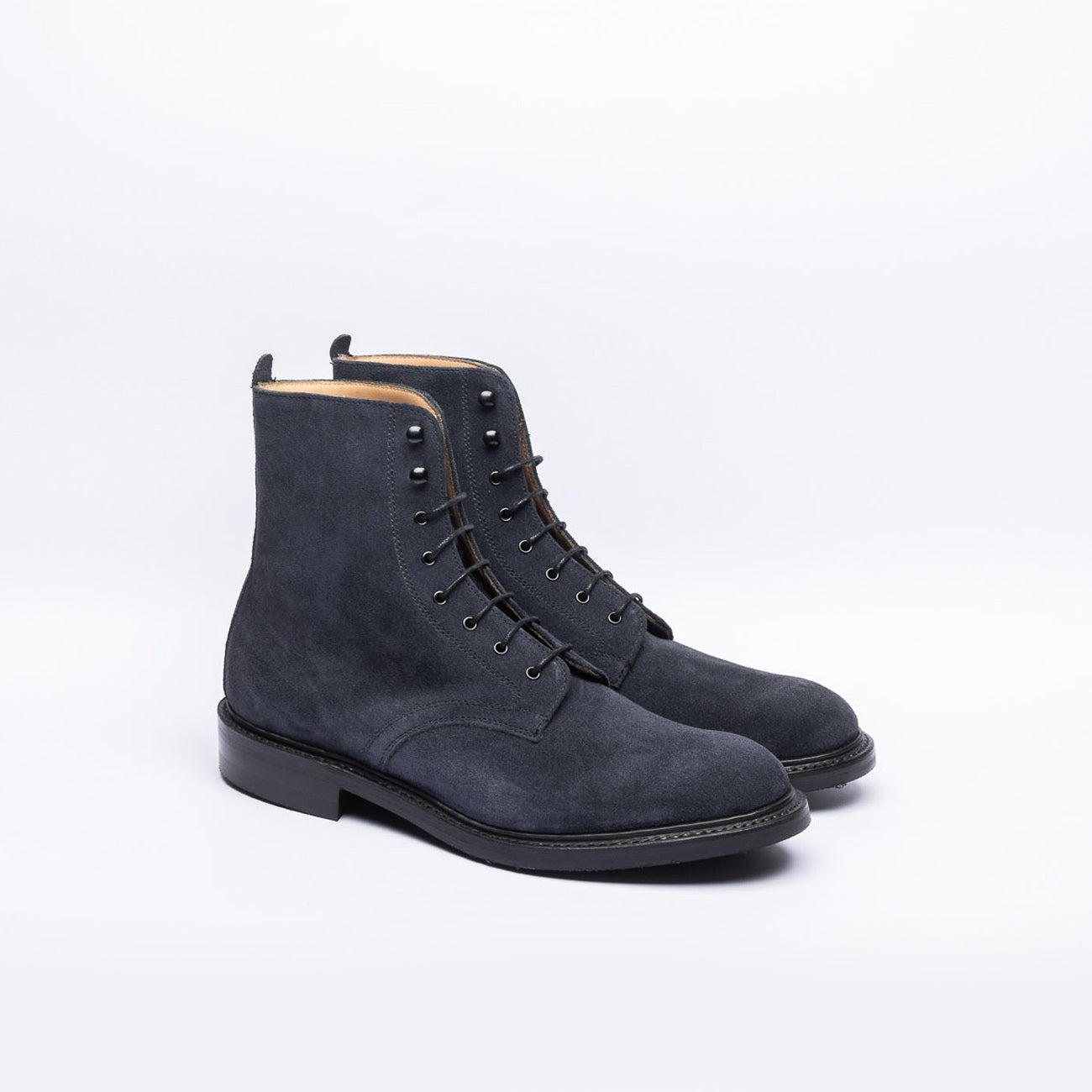 Polacco derby Cheaney Joseph & Sons Leonard R Alt in camoscio blu
