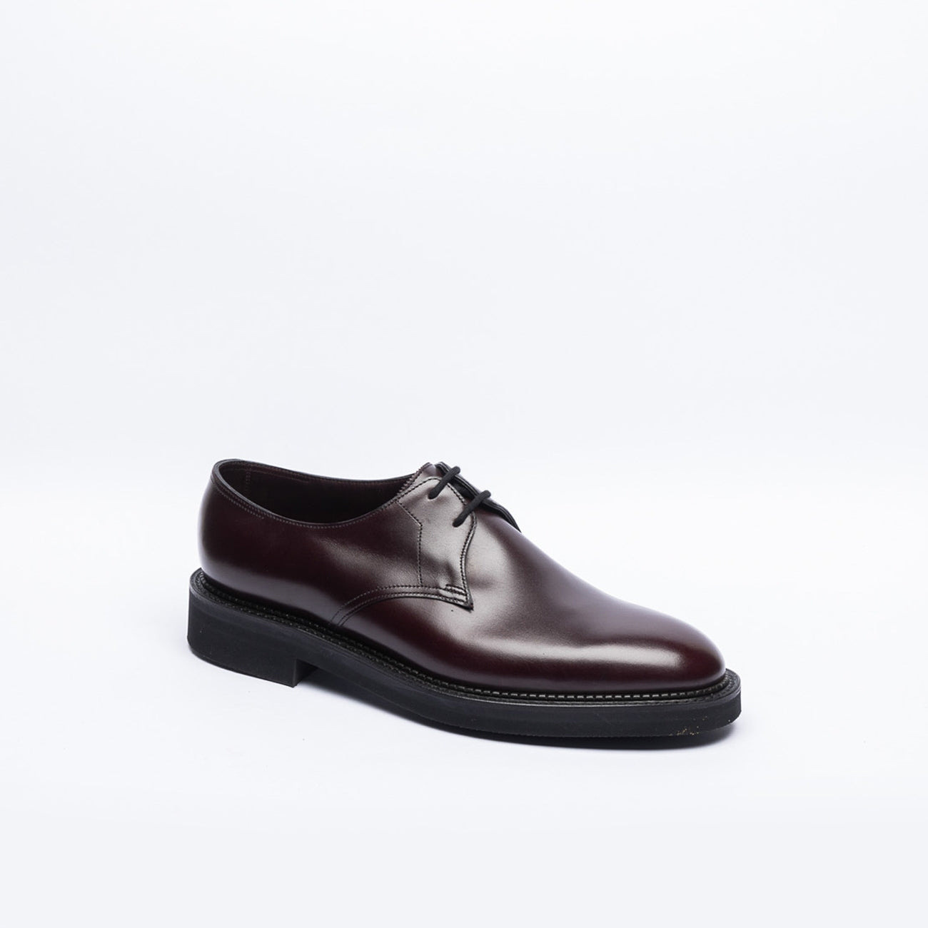 Stringata derby John Lobb Haldon in pelle bordeaux