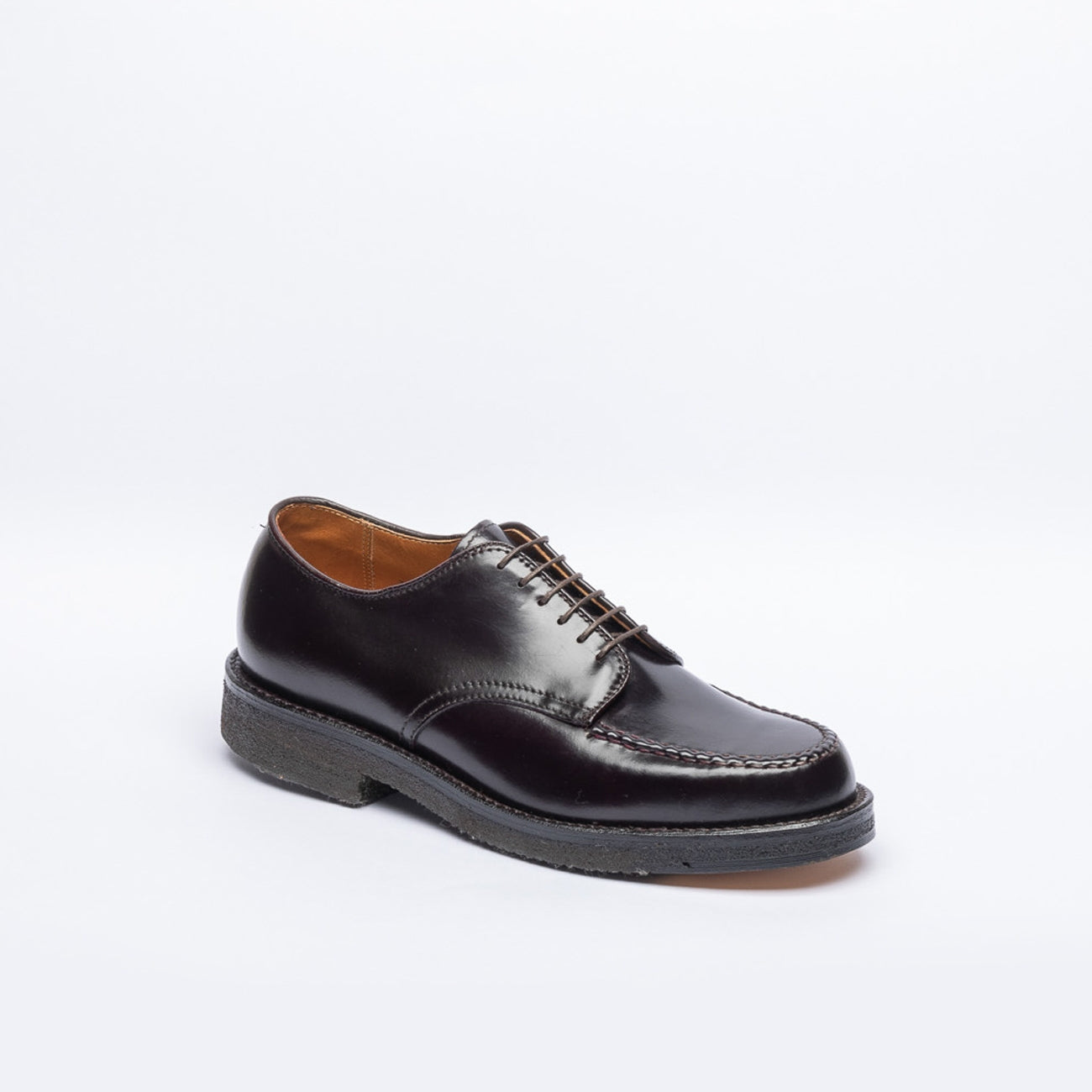 Stringata derby Alden 44408 in pelle di cavallo bordeaux