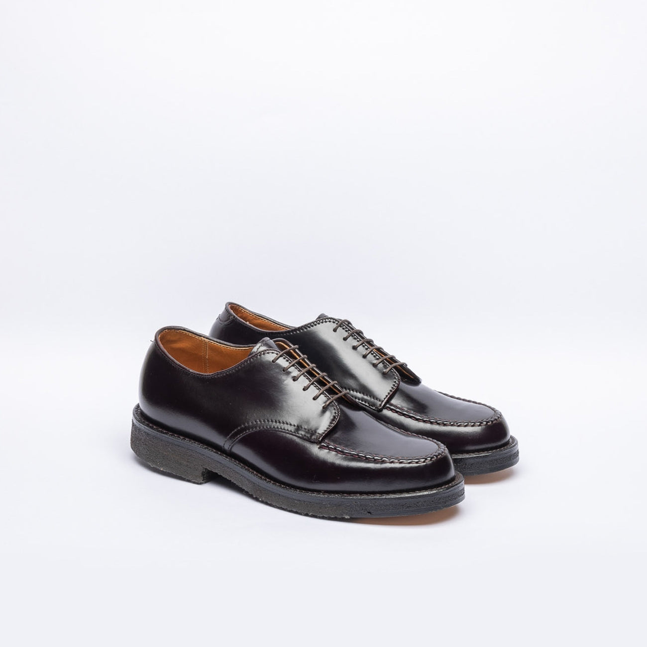 Stringata derby Alden 44408 in pelle di cavallo bordeaux