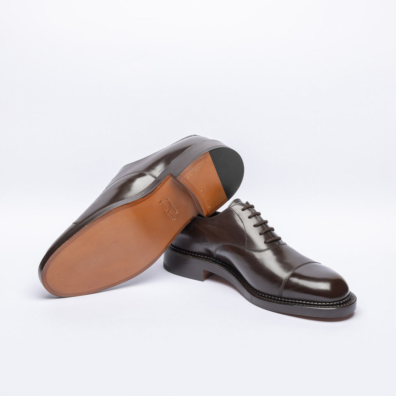 Stringata oxford John Lobb City II New Standard in pelle marrone