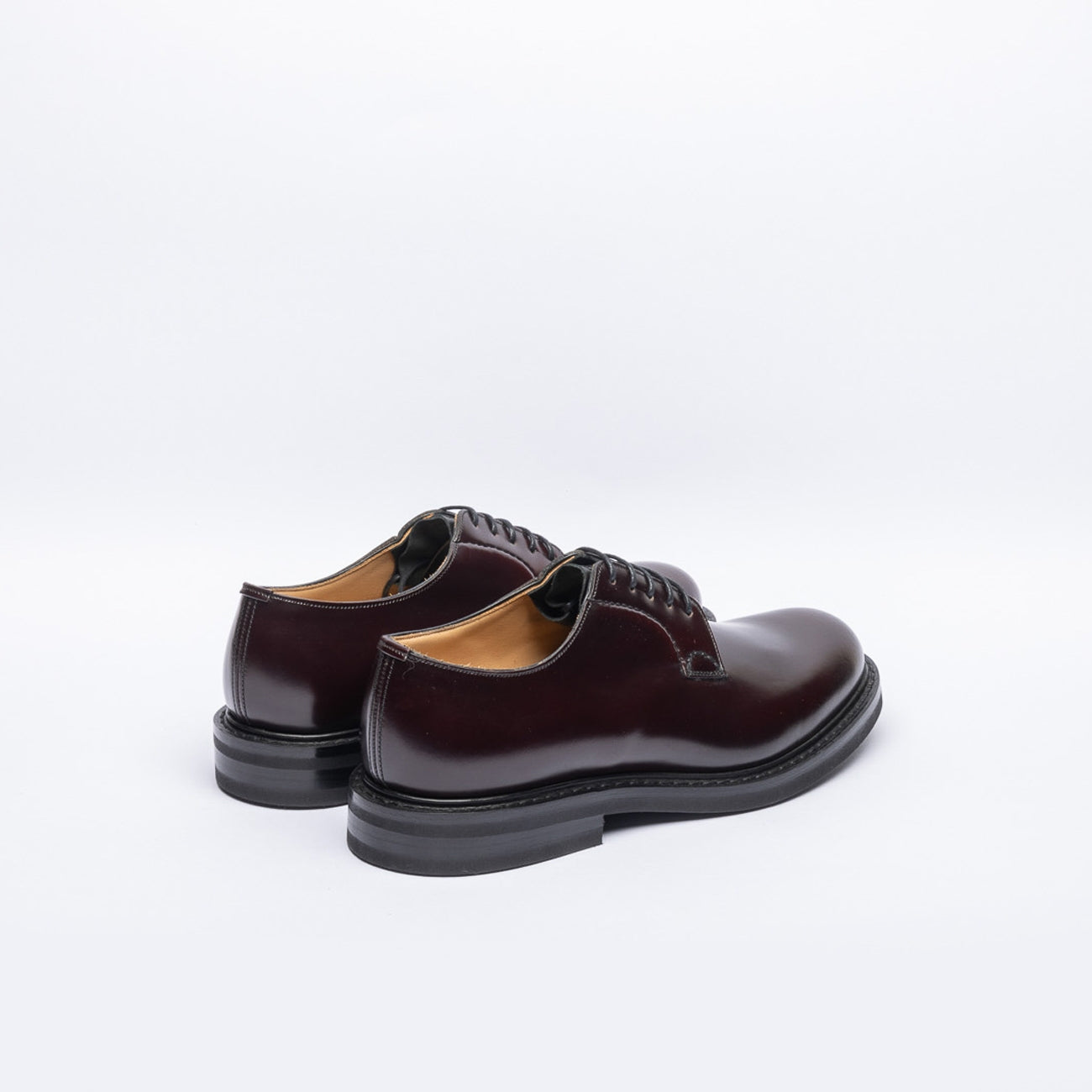 Stringata derby Church's Shannon LW in pelle spazzolata bordeaux