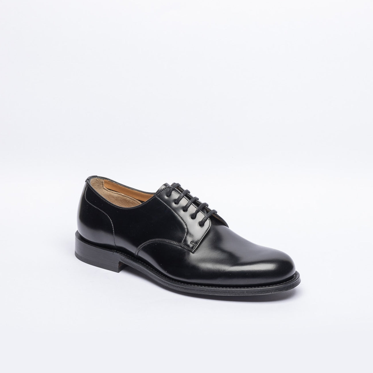 Stringata derby Church's Somerby 2 in pelle spazzolata nera