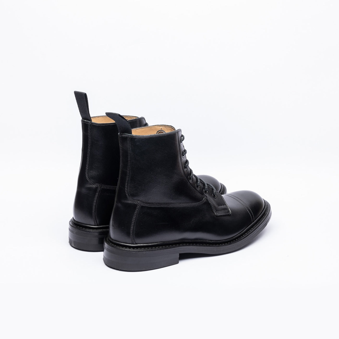 Polacco derby Tricker's Grassmere in pelle nera