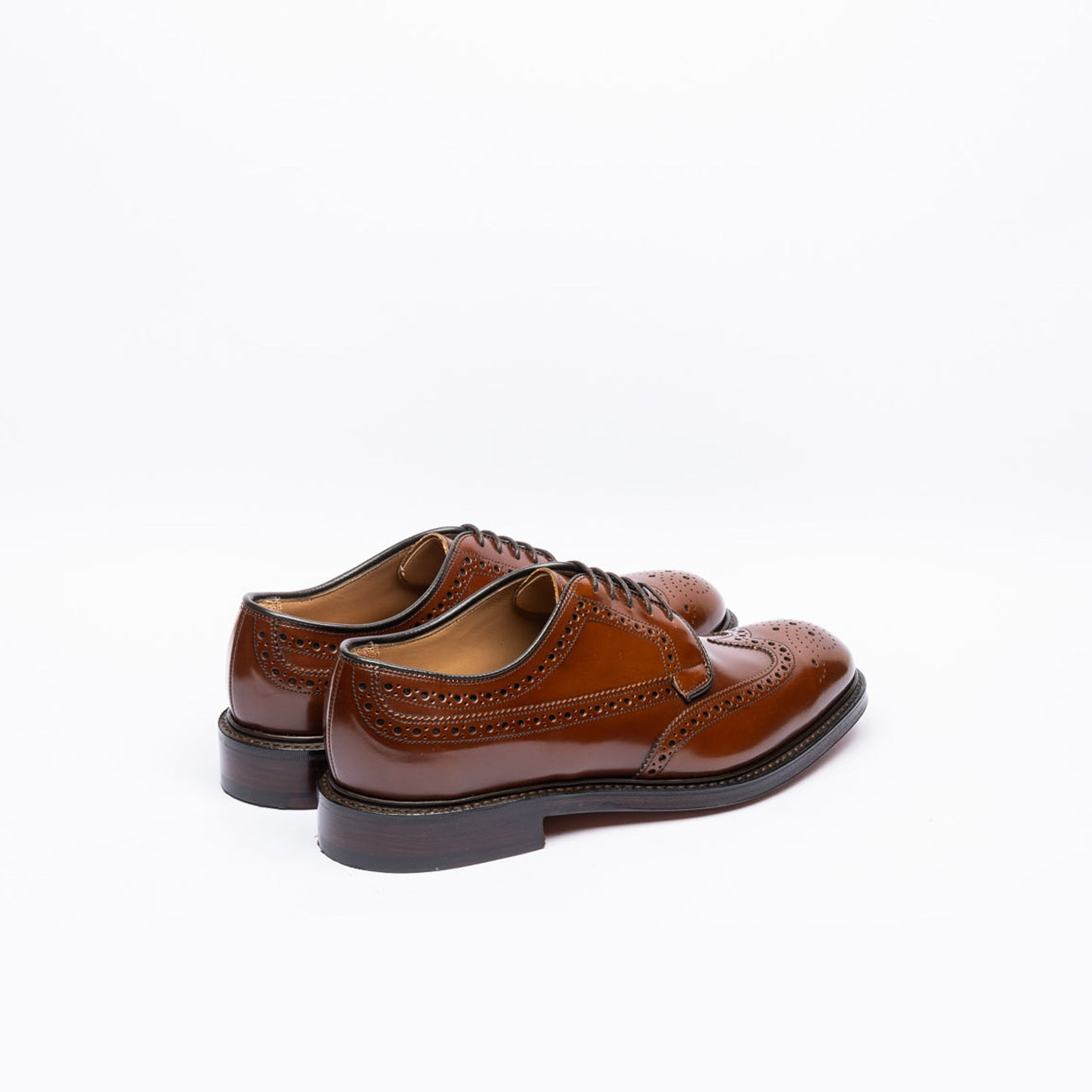 Stringata derby Cheaney Joseph & Sons Carlton in pelle spazzolata color cuoio