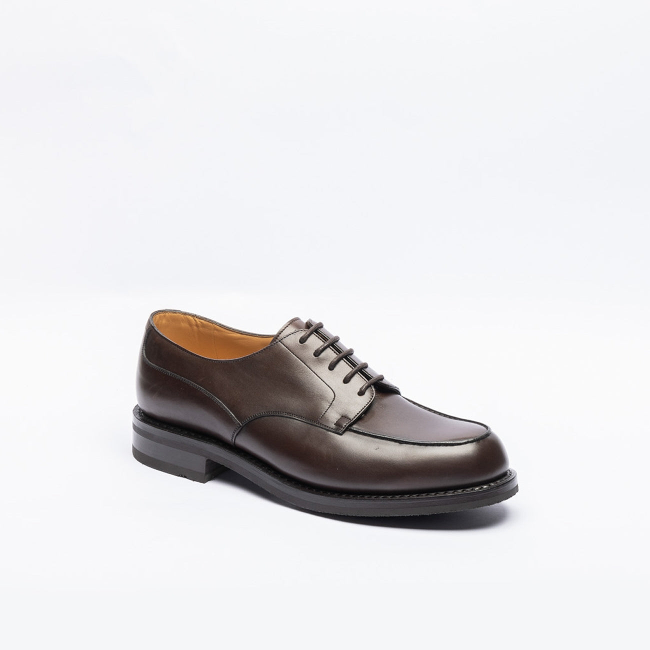 Stringata derby Church's Hindley in pelle marrone