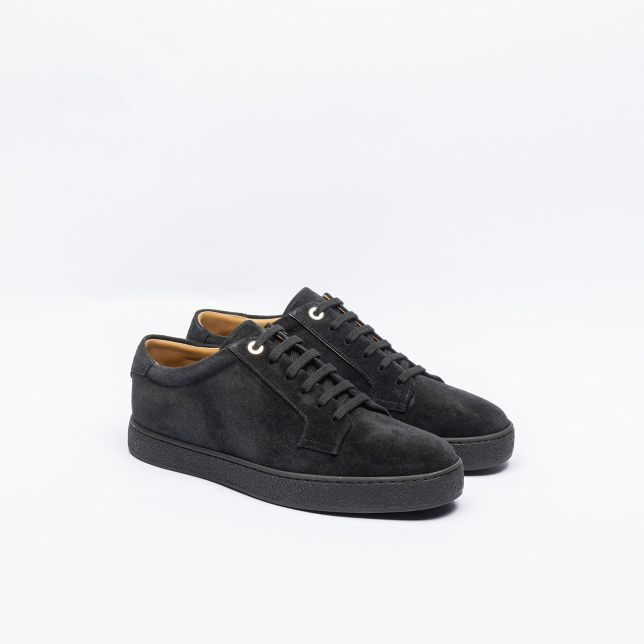 Sneaker John Lobb Molton in camoscio nero