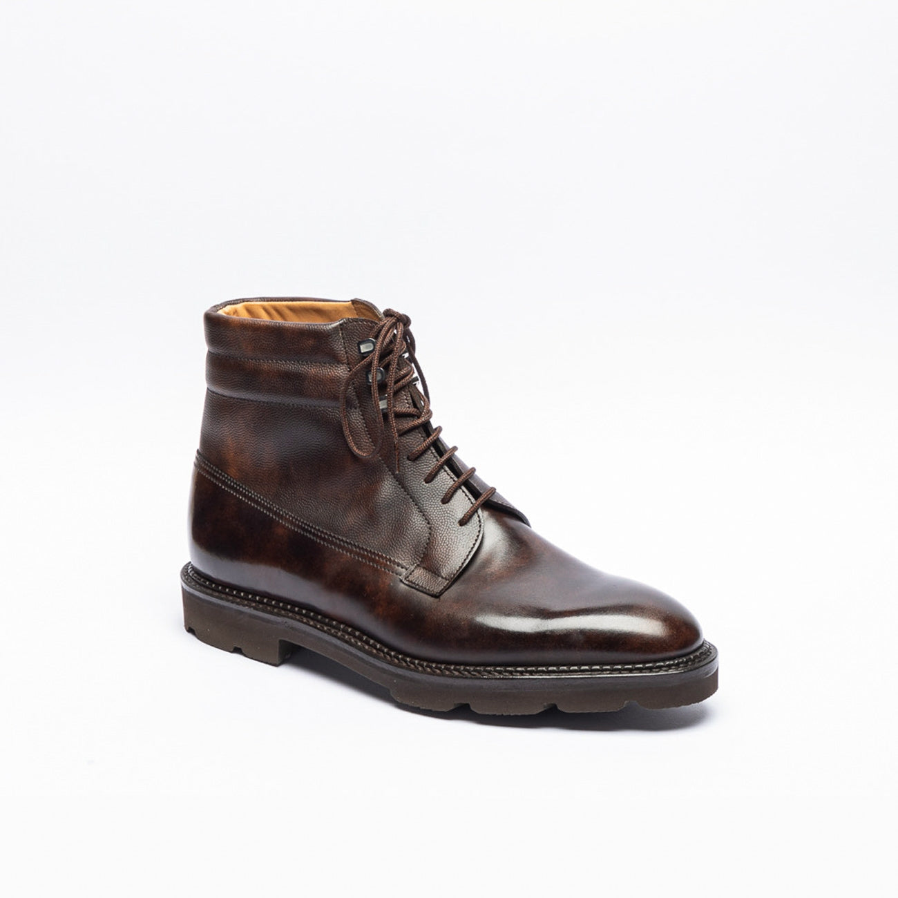 Polacco stringato John Lobb Alder Pd in pelle marrone