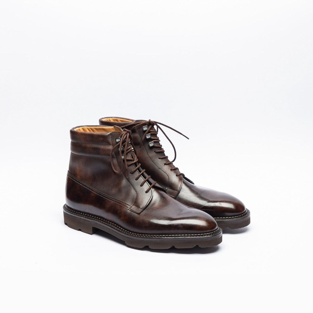 Polacco stringato John Lobb Alder Pd in pelle marrone