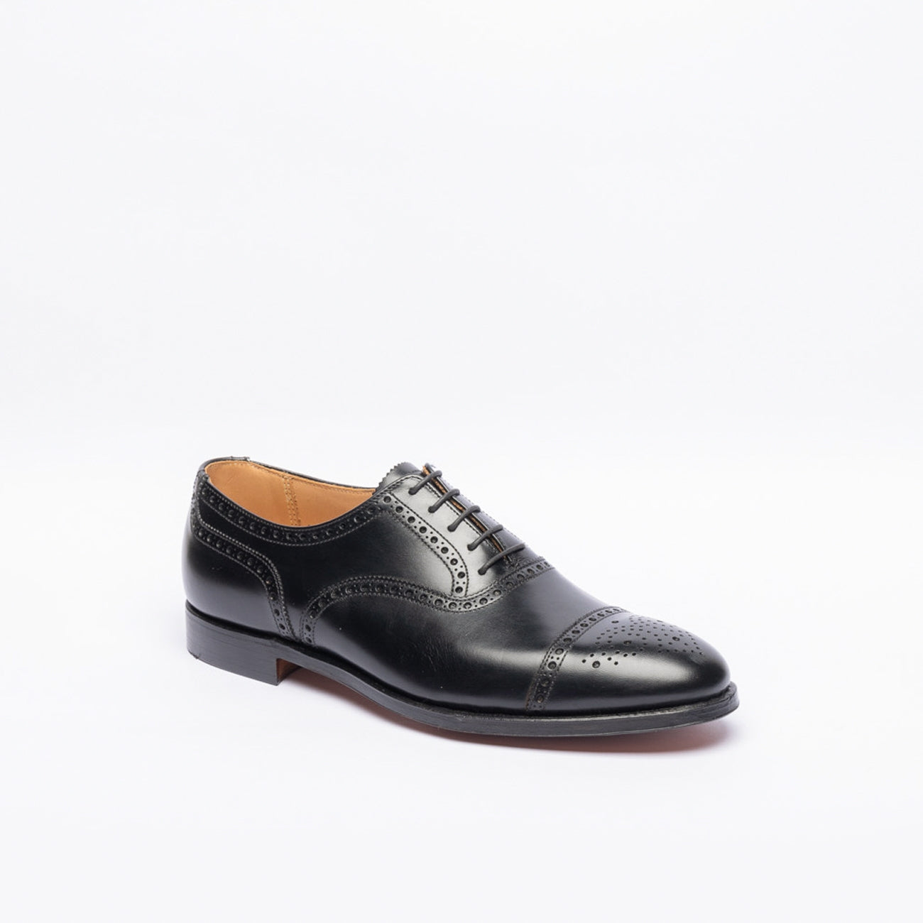 Stringata oxford Crockett & Jones Westfield in pelle nera