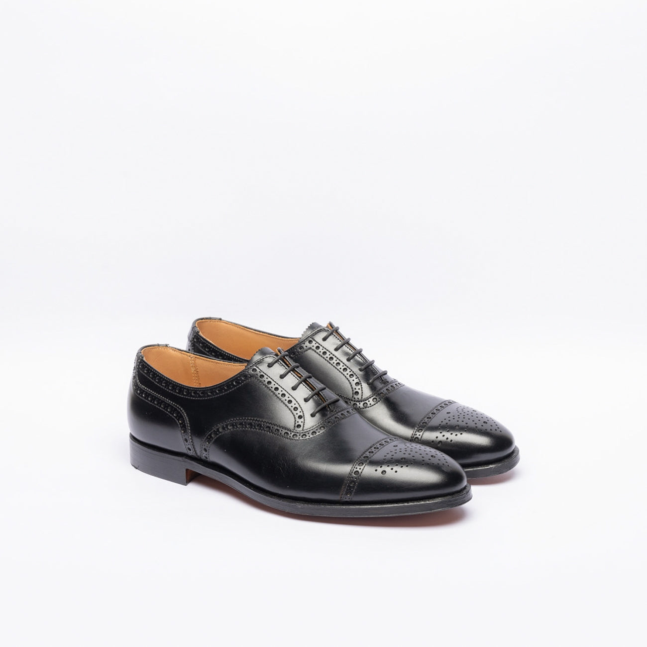 Stringata oxford Crockett & Jones Westfield in pelle nera