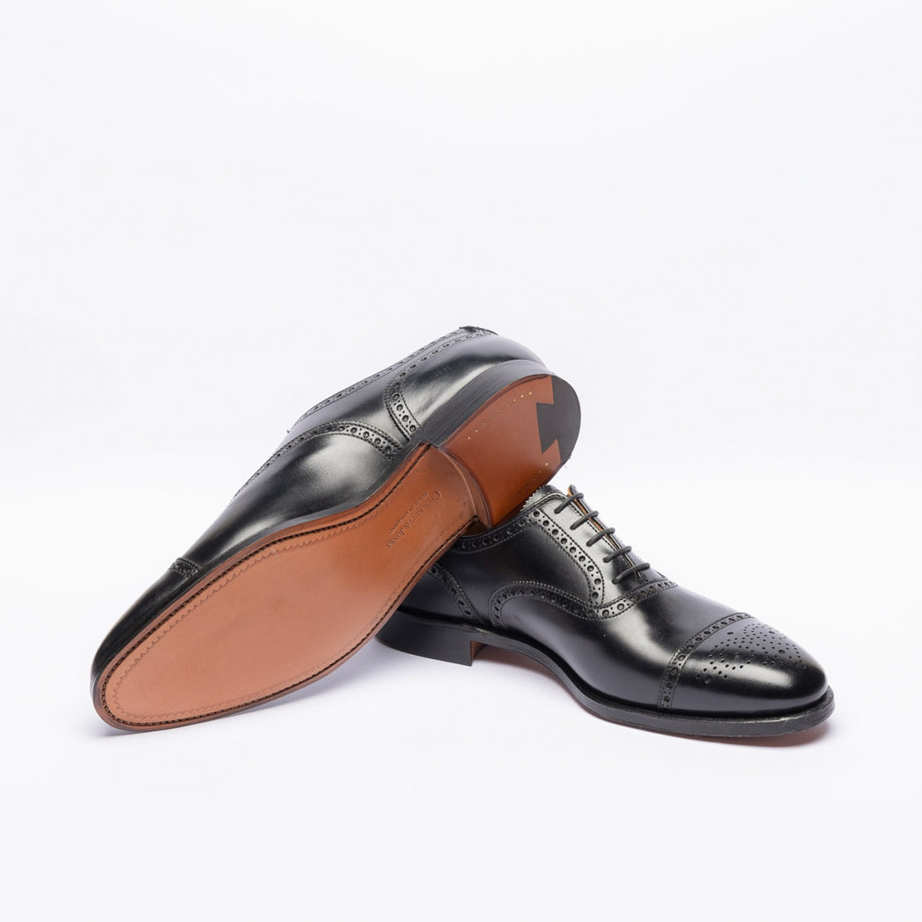 Stringata oxford Crockett & Jones Westfield in pelle nera