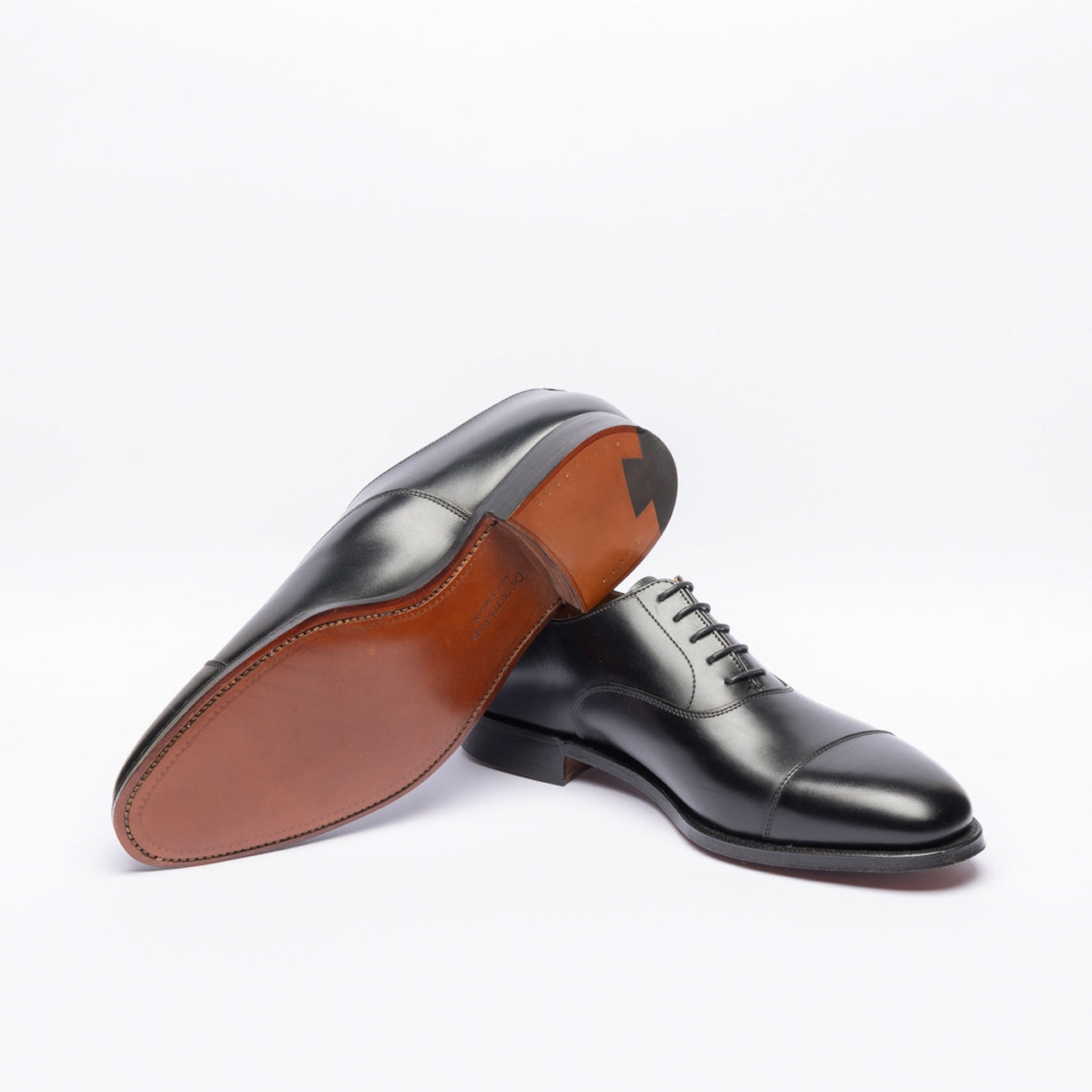 Stringata oxford Crockett & Jones Connaught in pelle nera