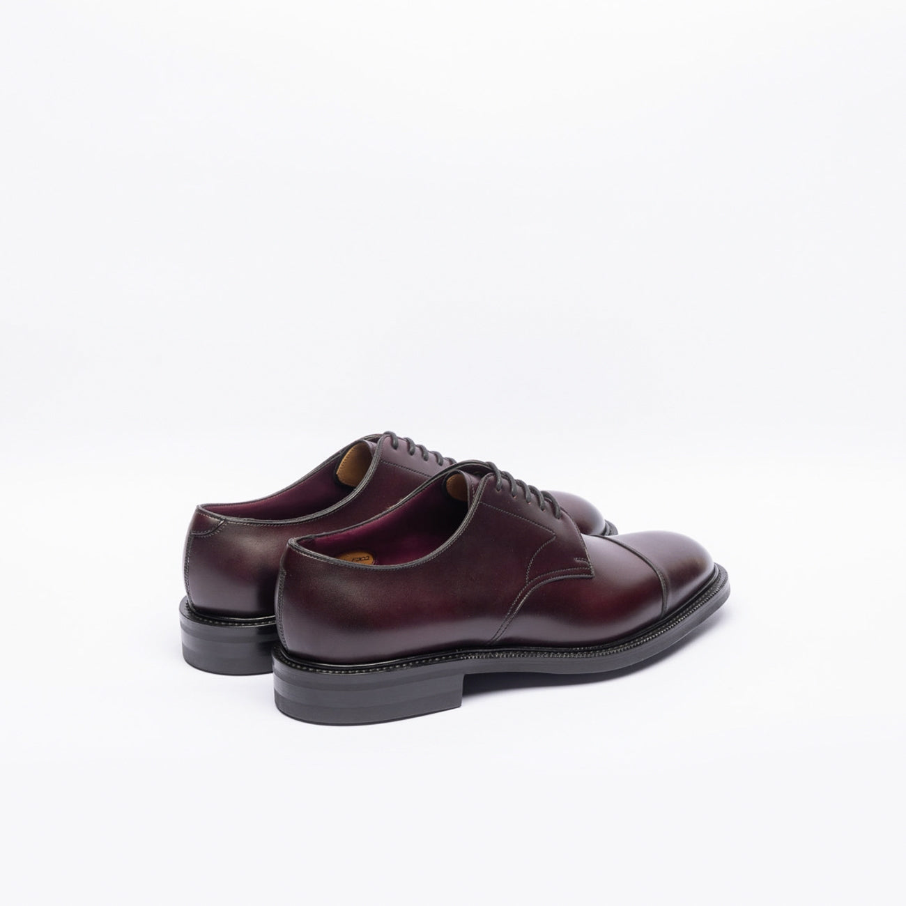 Stringata derby Edward Green Coniston in pelle bordeaux