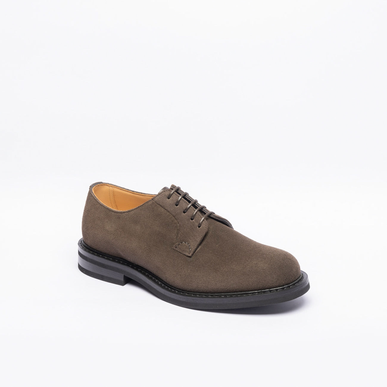Stringata derby Church's Shannon LW in camoscio marrone
