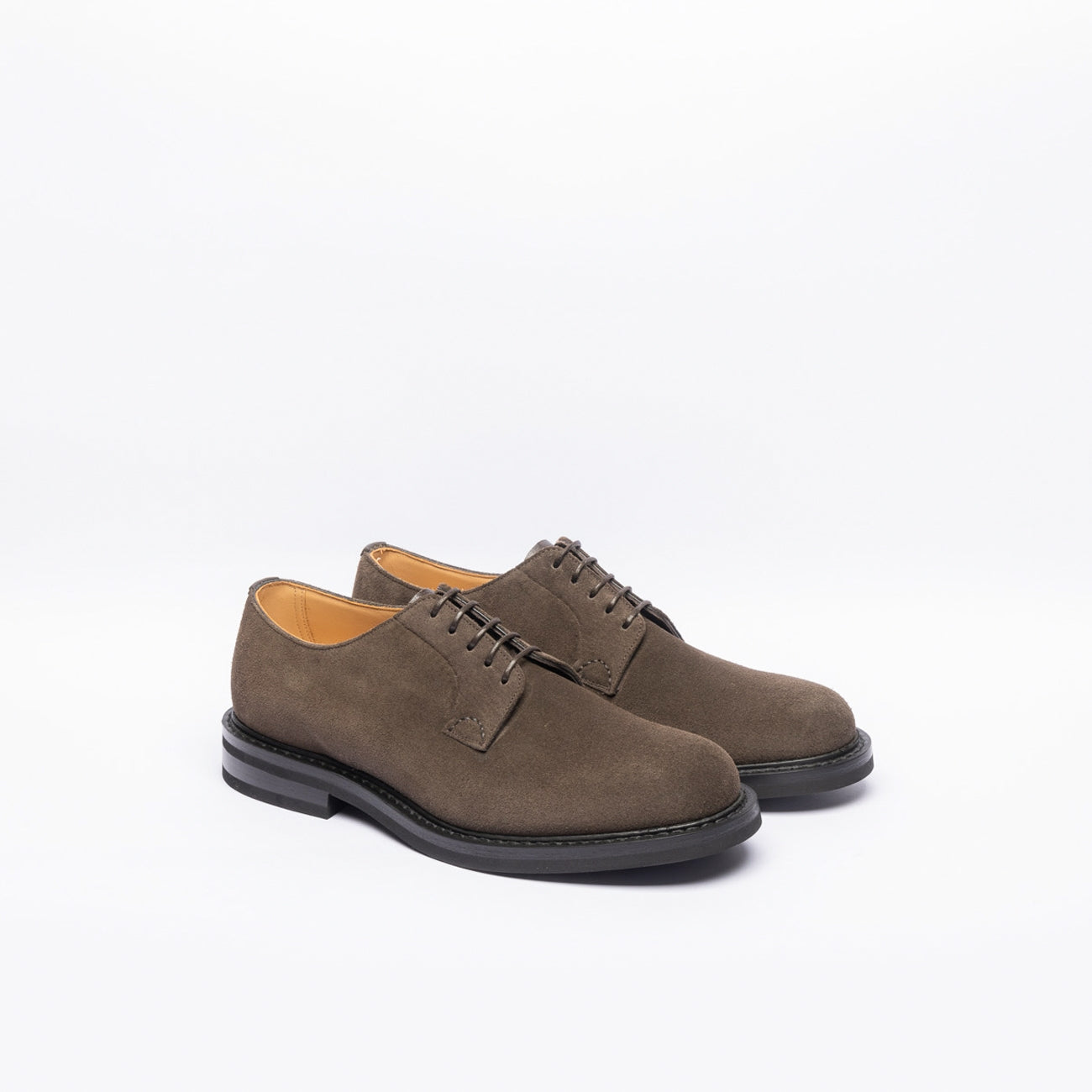 Stringata derby Church's Shannon LW in camoscio marrone