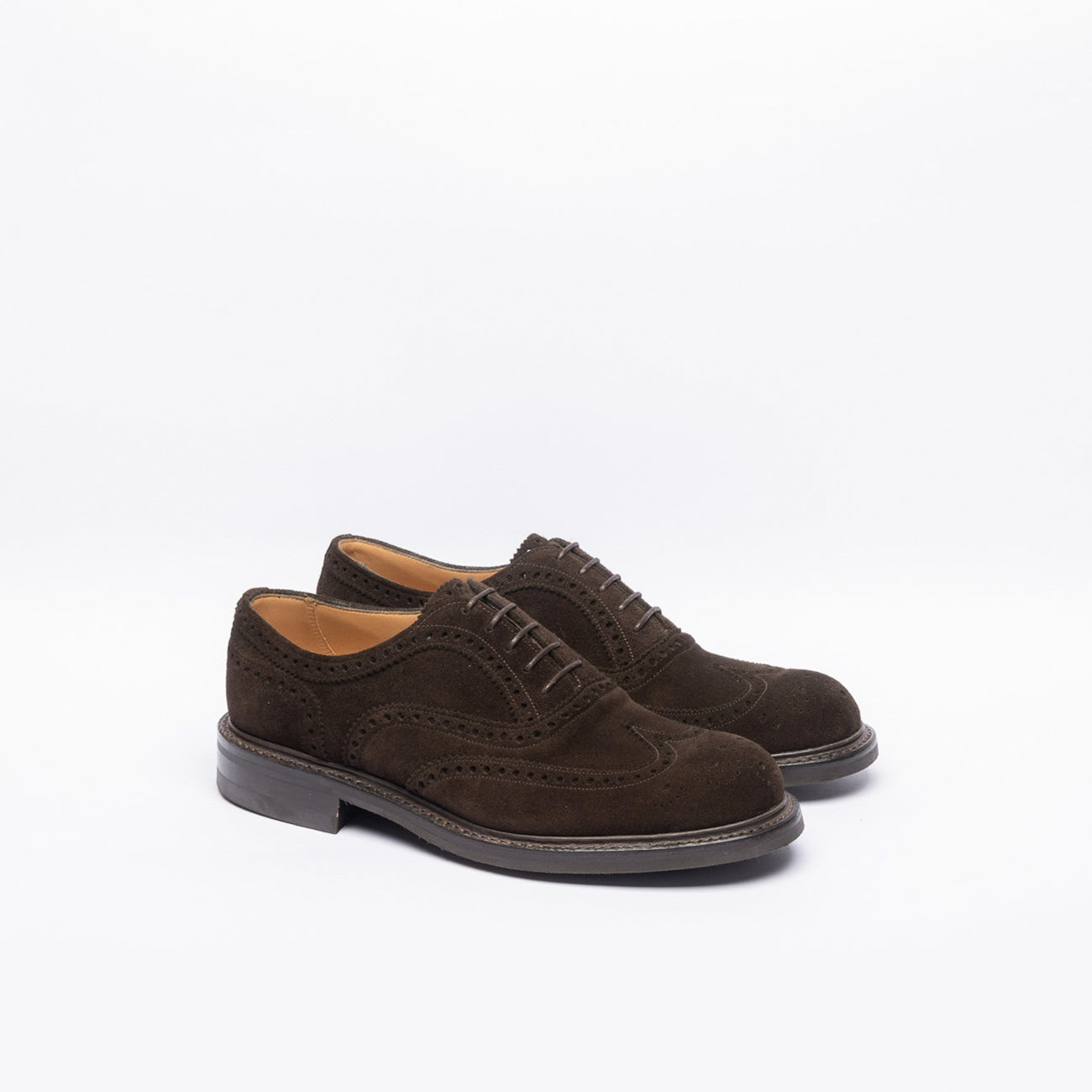 Stringata derby Cheaney Joseph & Sons Arthur III in camoscio marrone