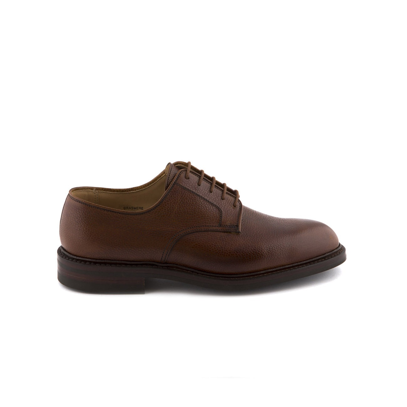 Scarpa stringata Crockett & Jones Grasmere in pelle Tan Scotch Grain