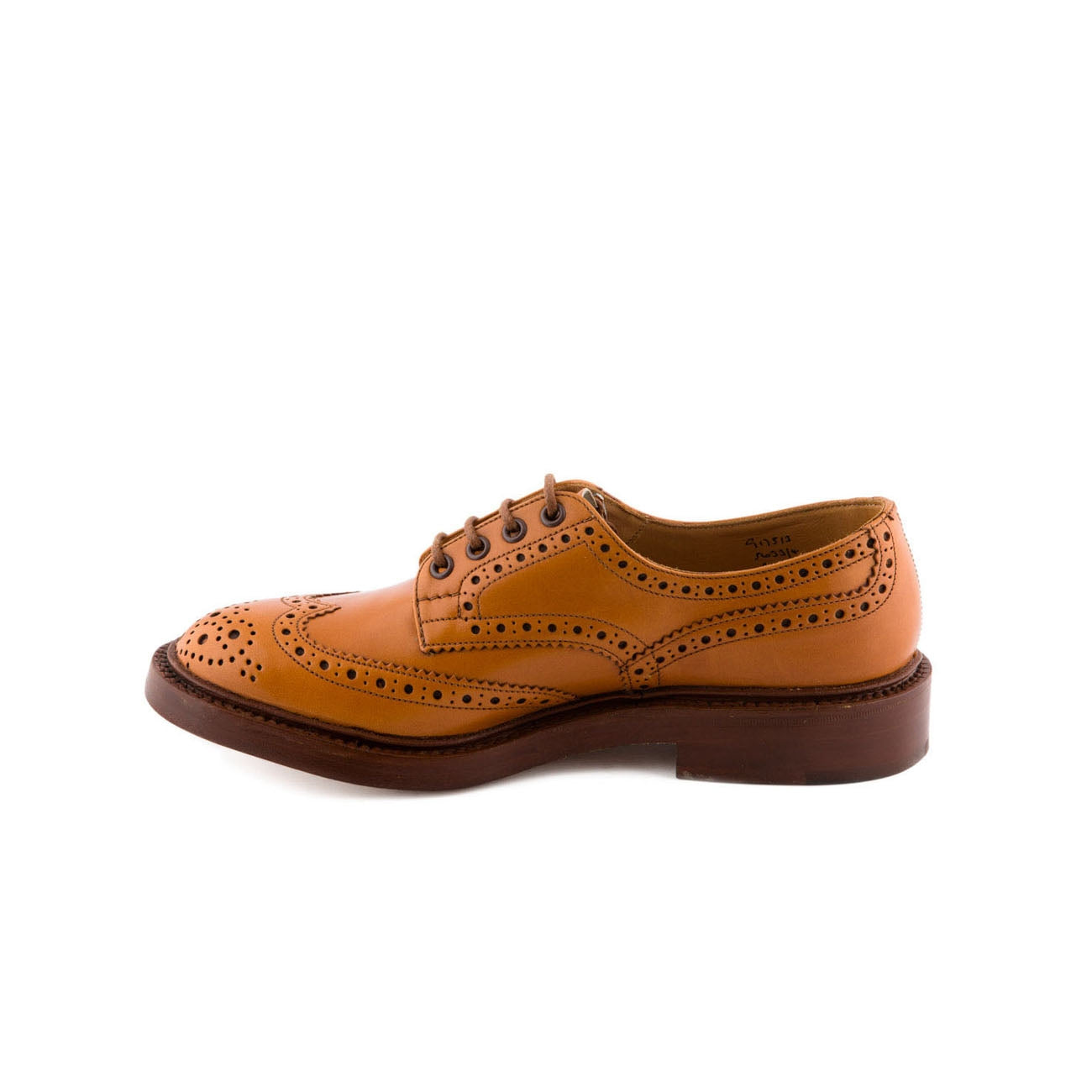 Scarpa stringata Tricker's Bourton in pelle acorn antique