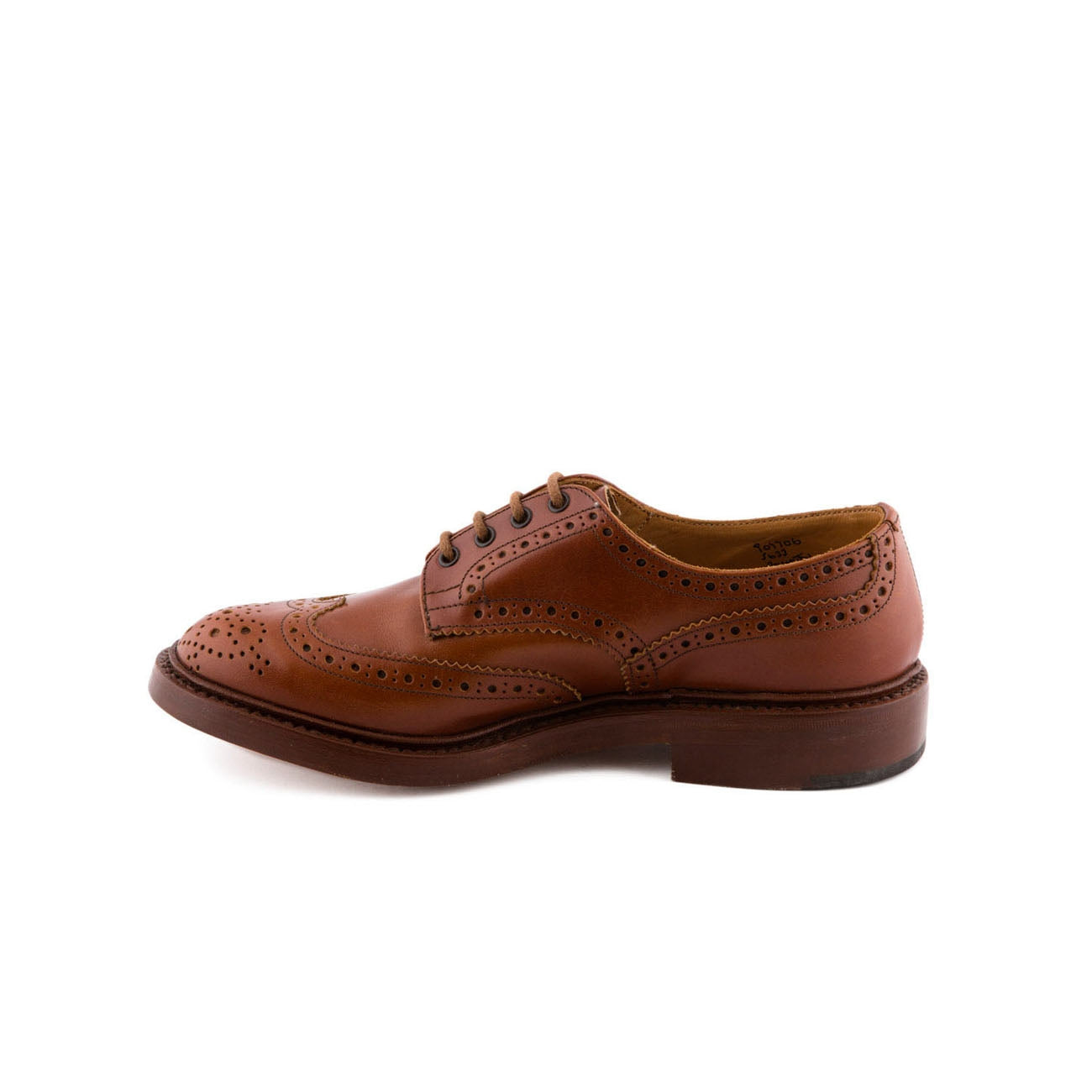 Scarpa stringata Tricker's Bourton in pelle marron antique