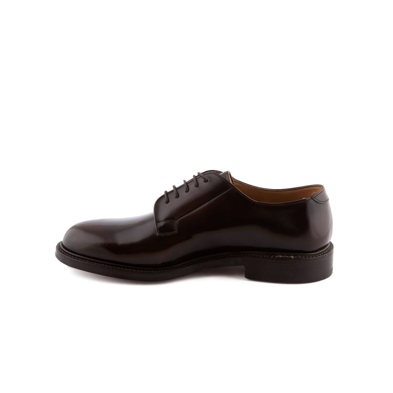 Scarpa stringata Cheaney Deal in pelle polished binder maronite