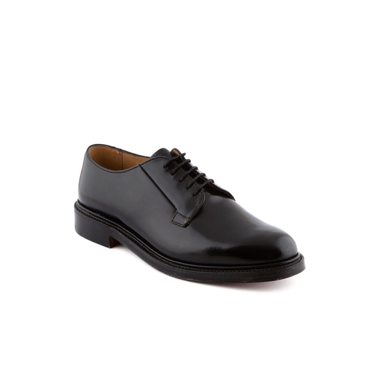 Scarpa stringata Cheaney Deal in pelle nera lucida