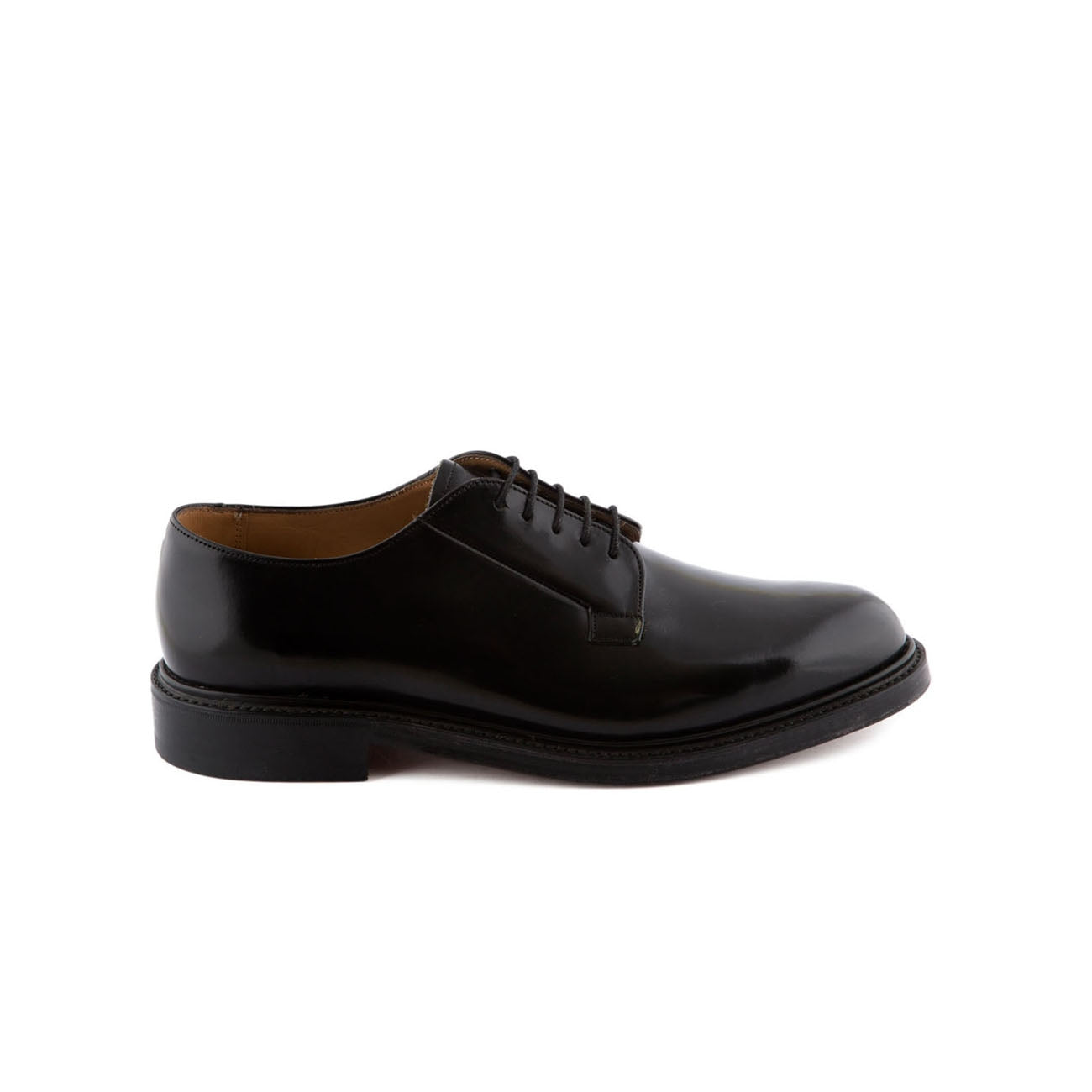 Scarpa stringata Cheaney Deal in pelle nera lucida