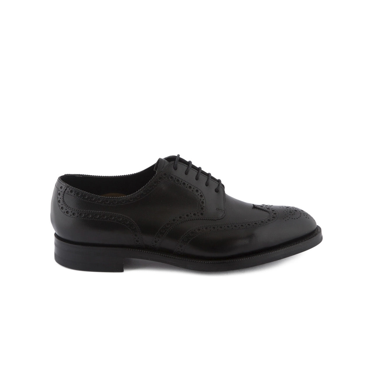 Scarpa stringata Edward Green Sandringham in pelle nera