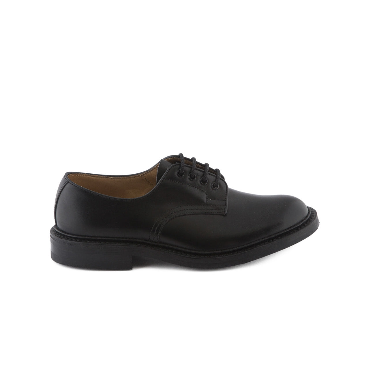 Scarpa stringata Tricker's Daniel in pelle box nera