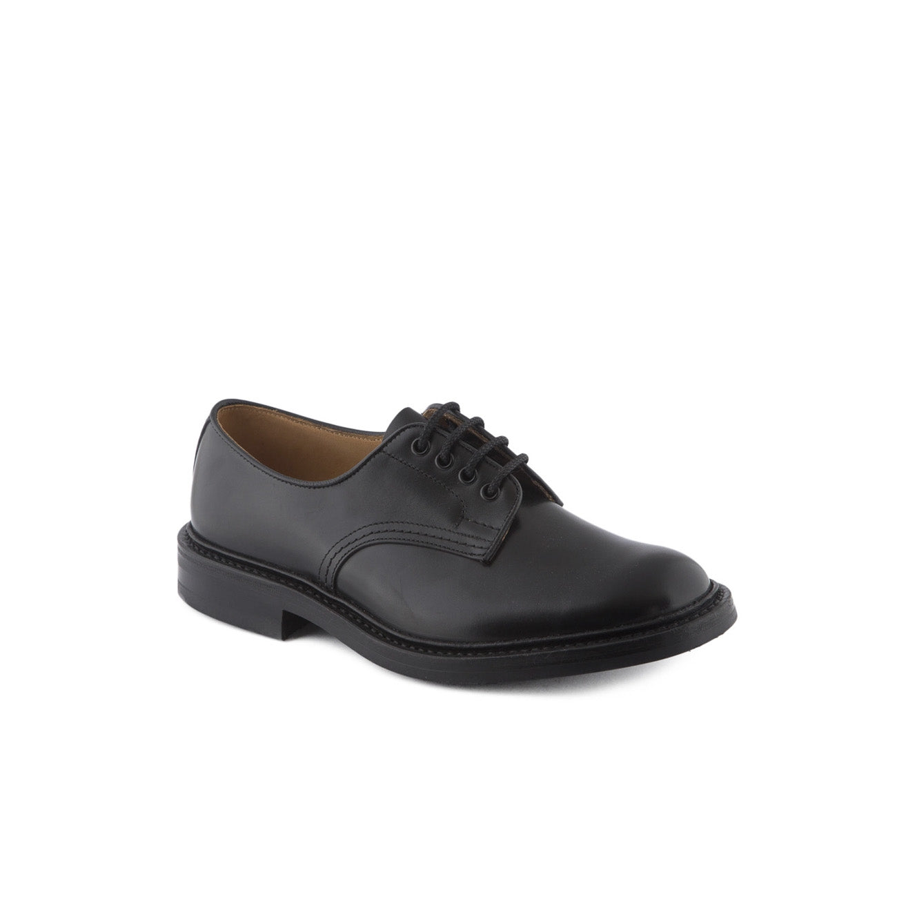 Scarpa stringata Tricker's Daniel in pelle box nera