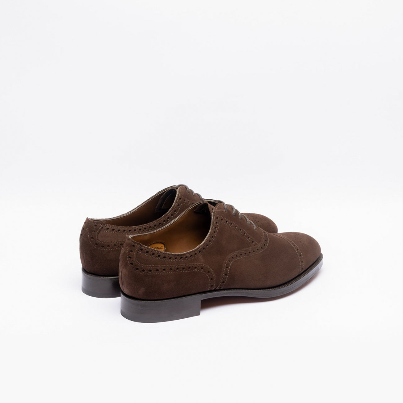 Edward Green Cadogan oxford lace-up in brown suede