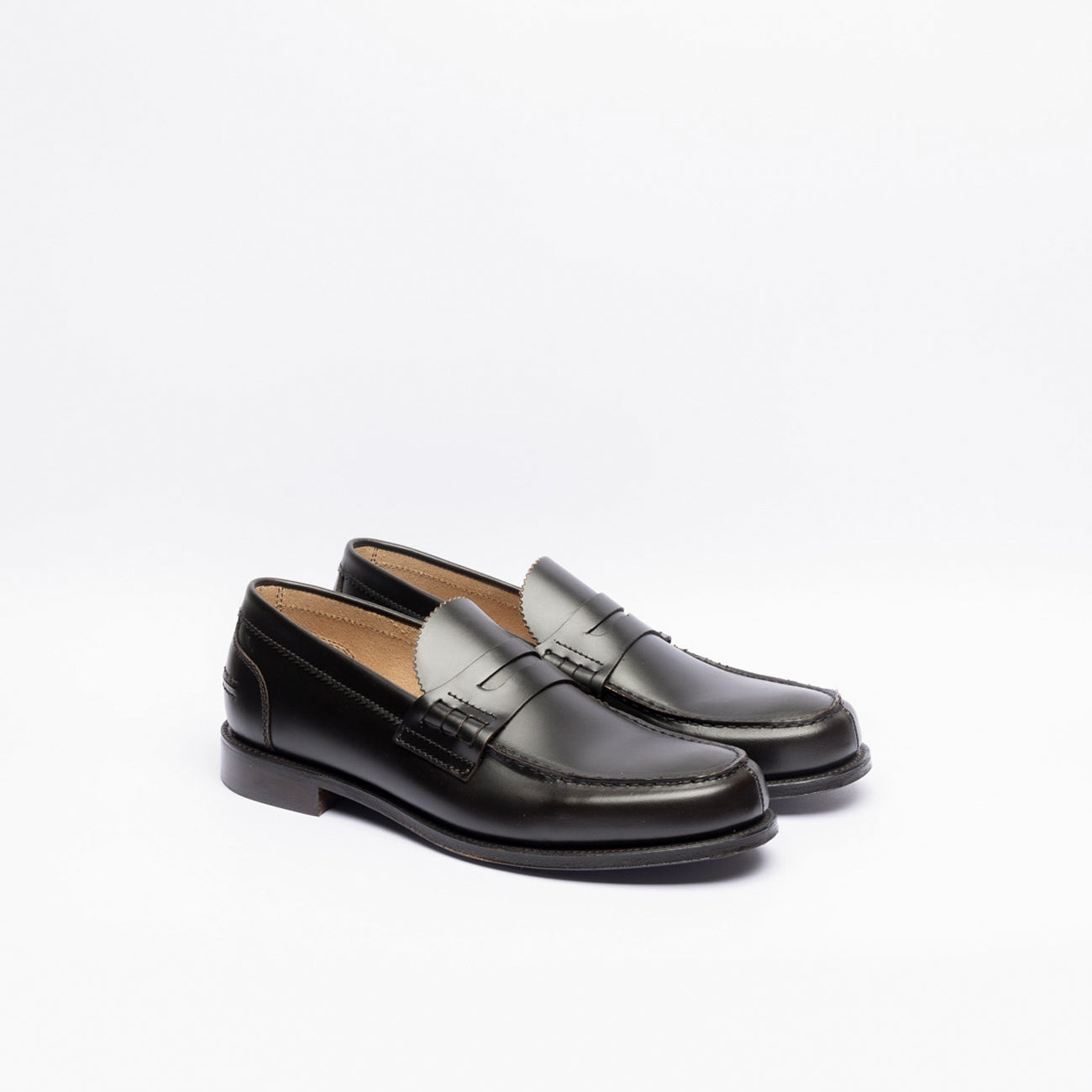 Mocassino penny Cheaney Joseph & Sons Dover EF in pelle marrone